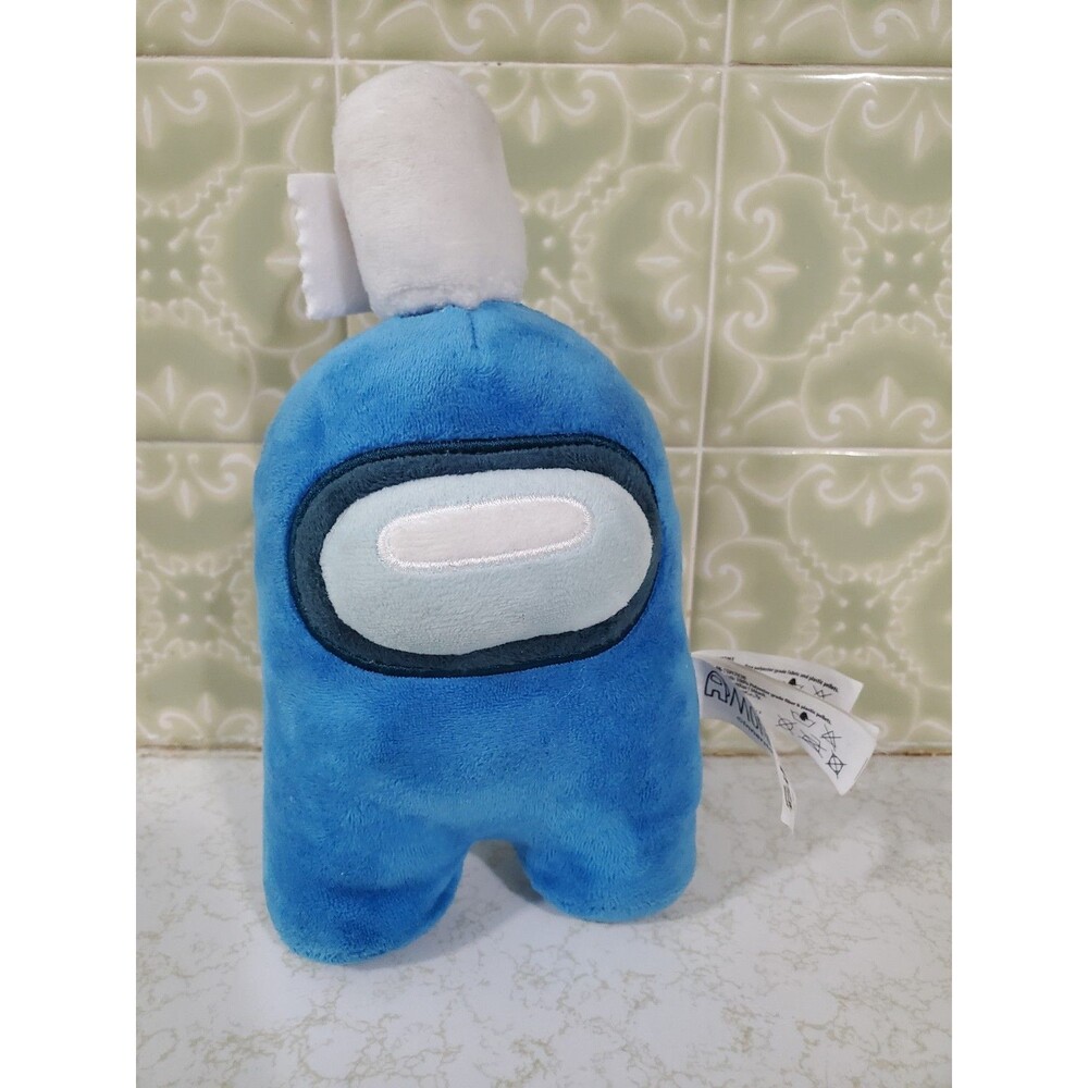 Toikido Among Us 7” Blue With Toilet Paper Imposter Plush Series 2